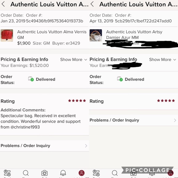 RARE 💯 Authentic , Temporary Sale Price🎁 Louis Vuitton Antheia   PM hobo bag - Picture 16 of 16